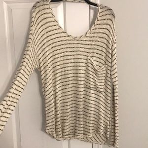 Free People open back sweater